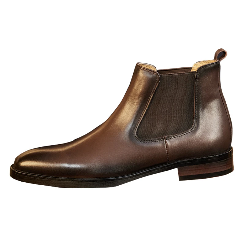 Men Shoes Elegant - Retro Elegant Mens Chelsea Boots Luxury