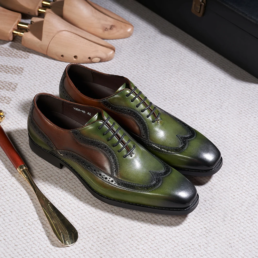 Monk Strap Shoe - Luxury Italian Men's Oxfords Genuine Leather