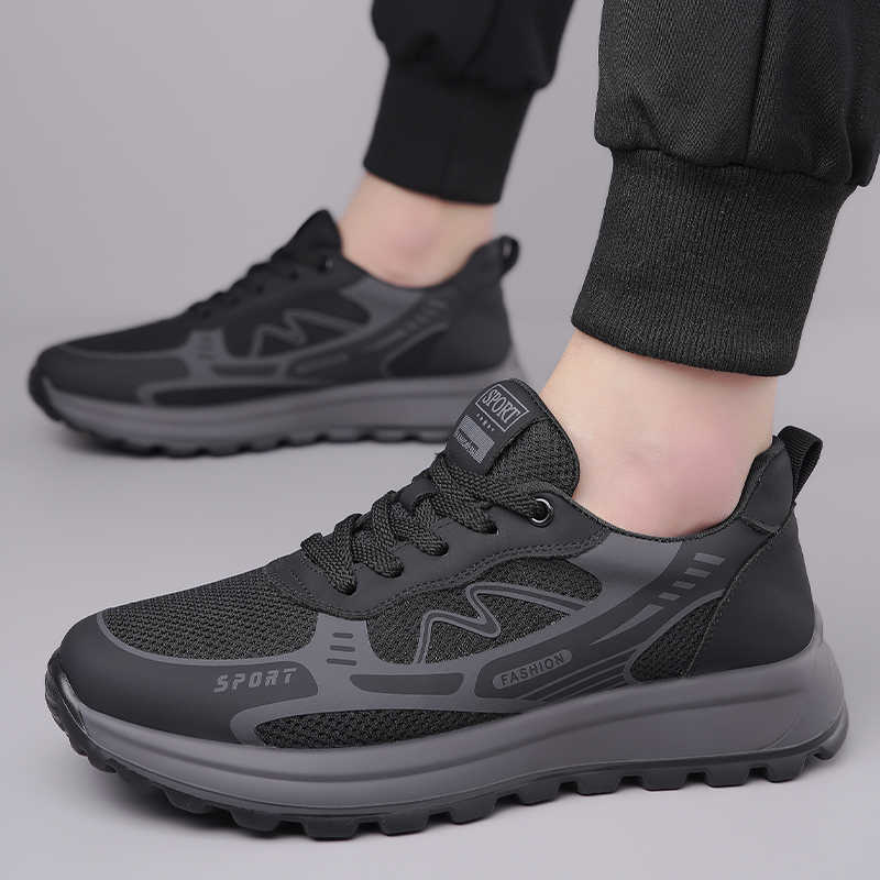 Perforated Lace-up Summer High - Men Shoes Trainers ulasan dan harga