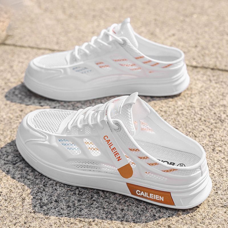 Fashion Men Summer Soft Sole H - Men'S Shoes Half Cut ulasan dan harga