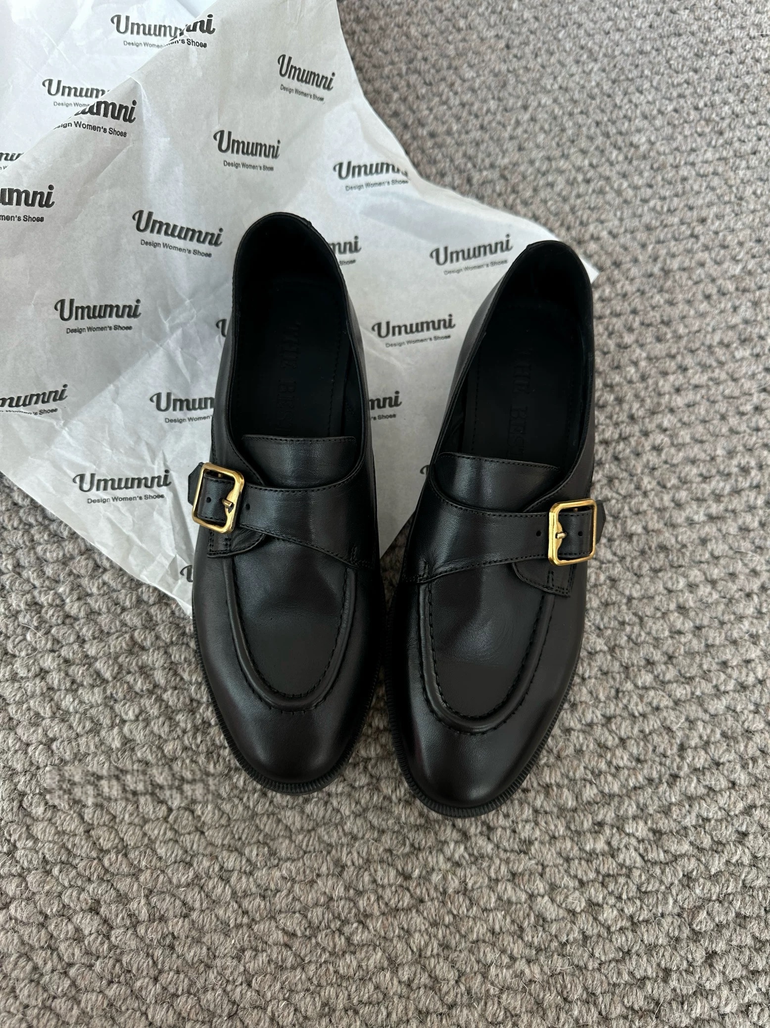 Women's Black Shoes Monk Strap - Monk Strap Shoe ulasan dan harga