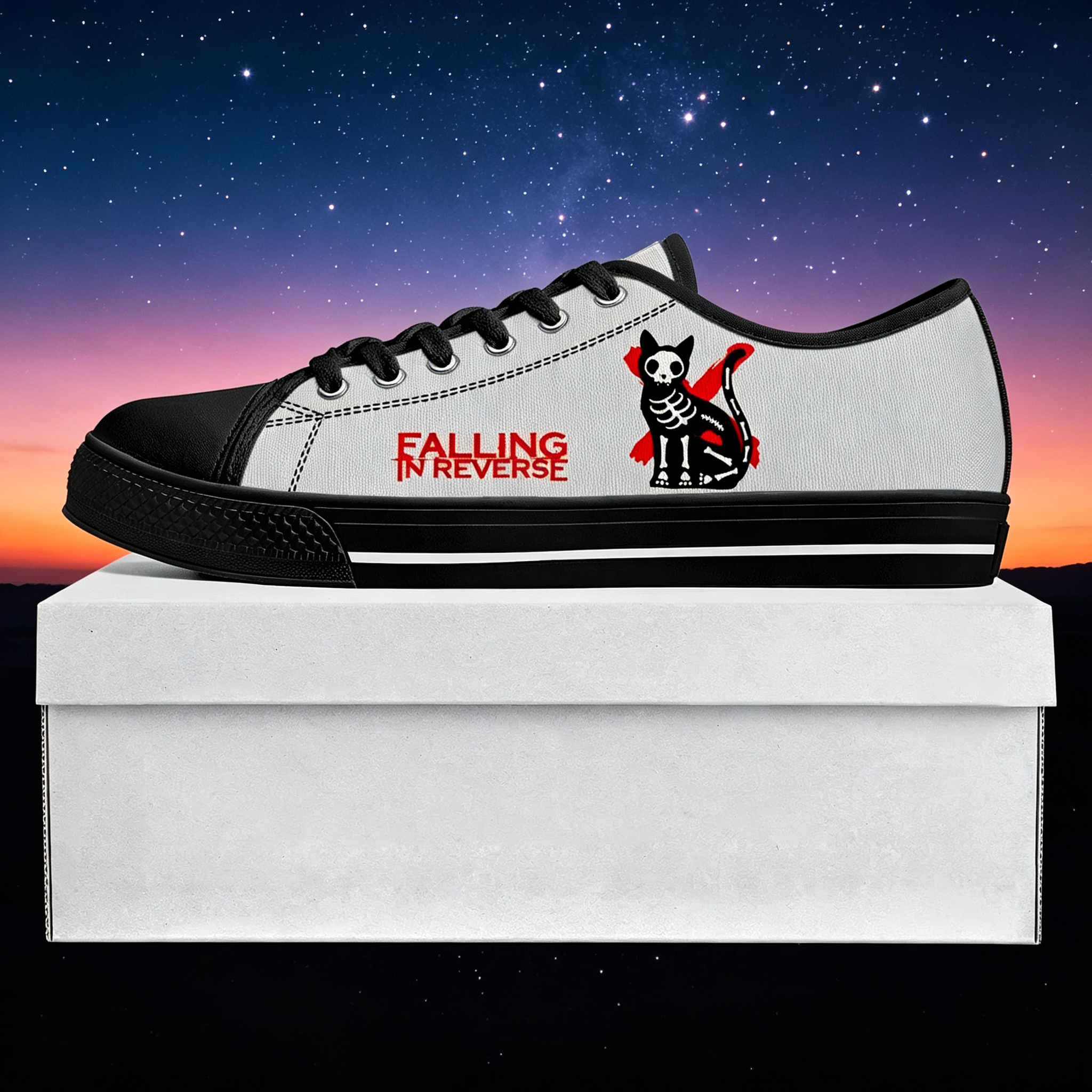 Falling In Reverse Casual Shoe - Men Shoes Trainers ulasan dan harga