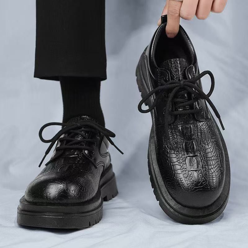 Men's British Style Loafers He - Men'S Shoes Increase Height ulasan dan harga
