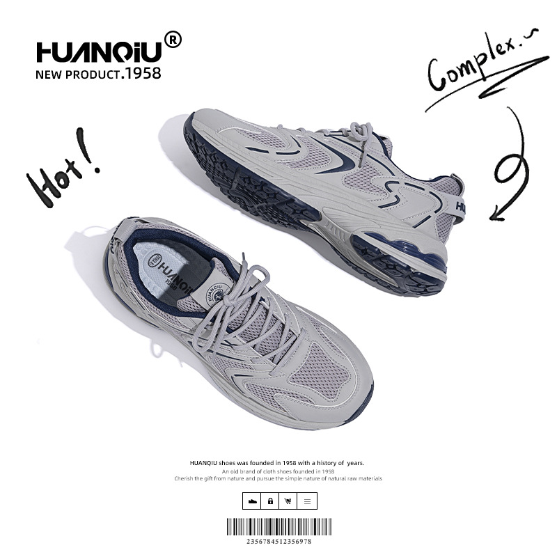 New Running Shoes Men Sneakers - Men'S Shoes Half Cut ulasan dan harga