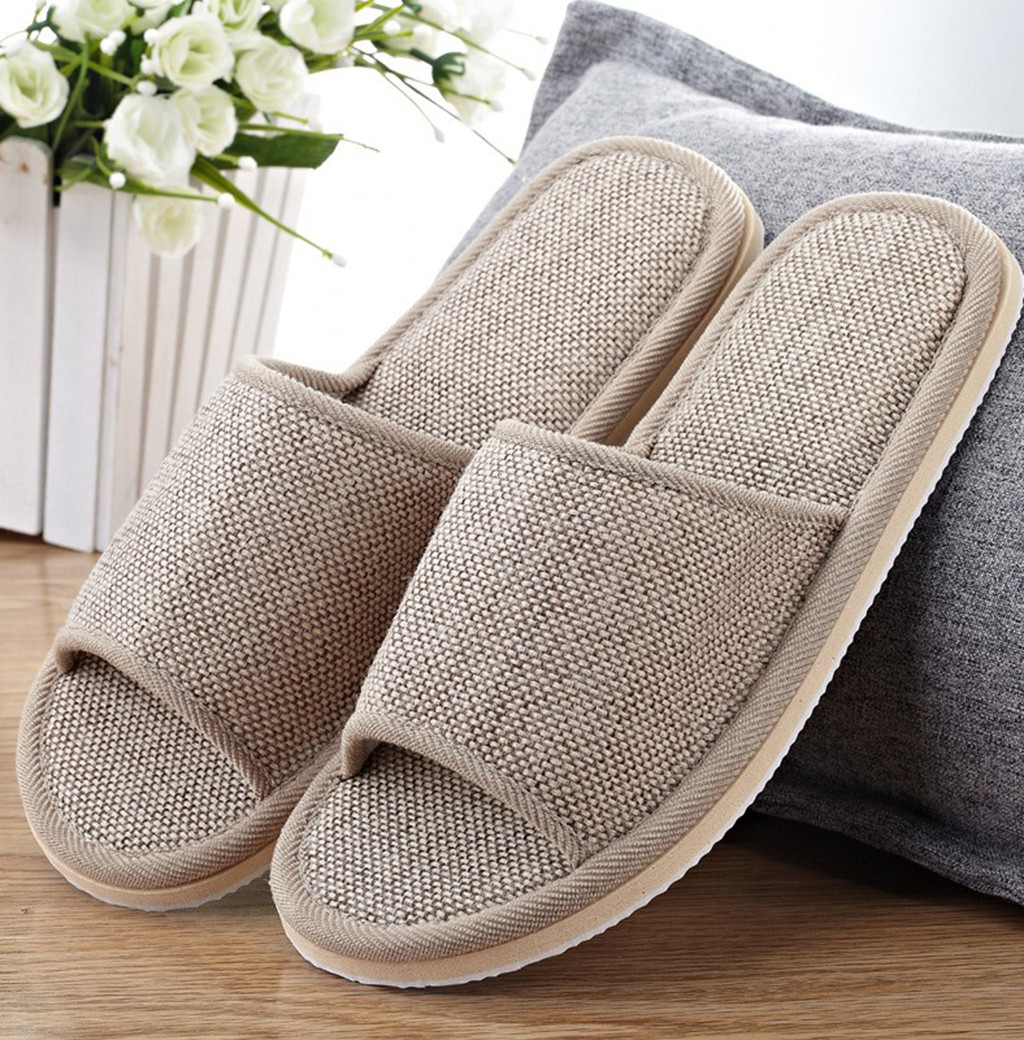 Linen Slippers For Men And Wom - Men'S Shoes To Women'S ulasan dan harga