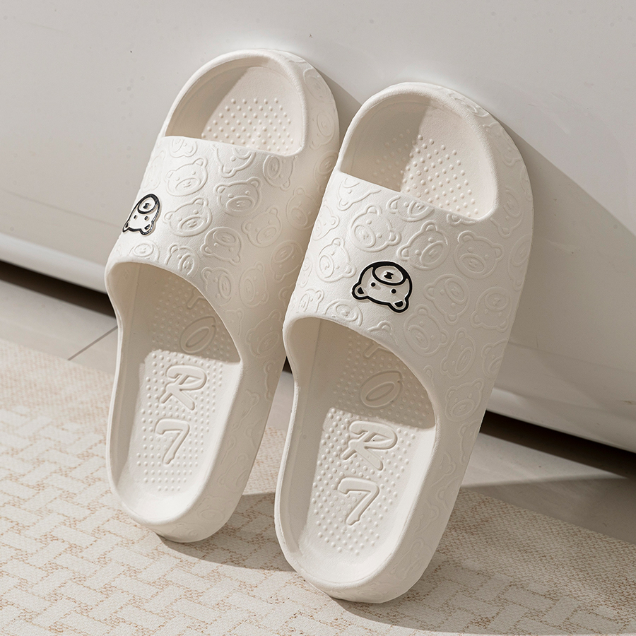 Printting Cute Bear Women Slip - Men'S Shoes To Women'S ulasan dan harga