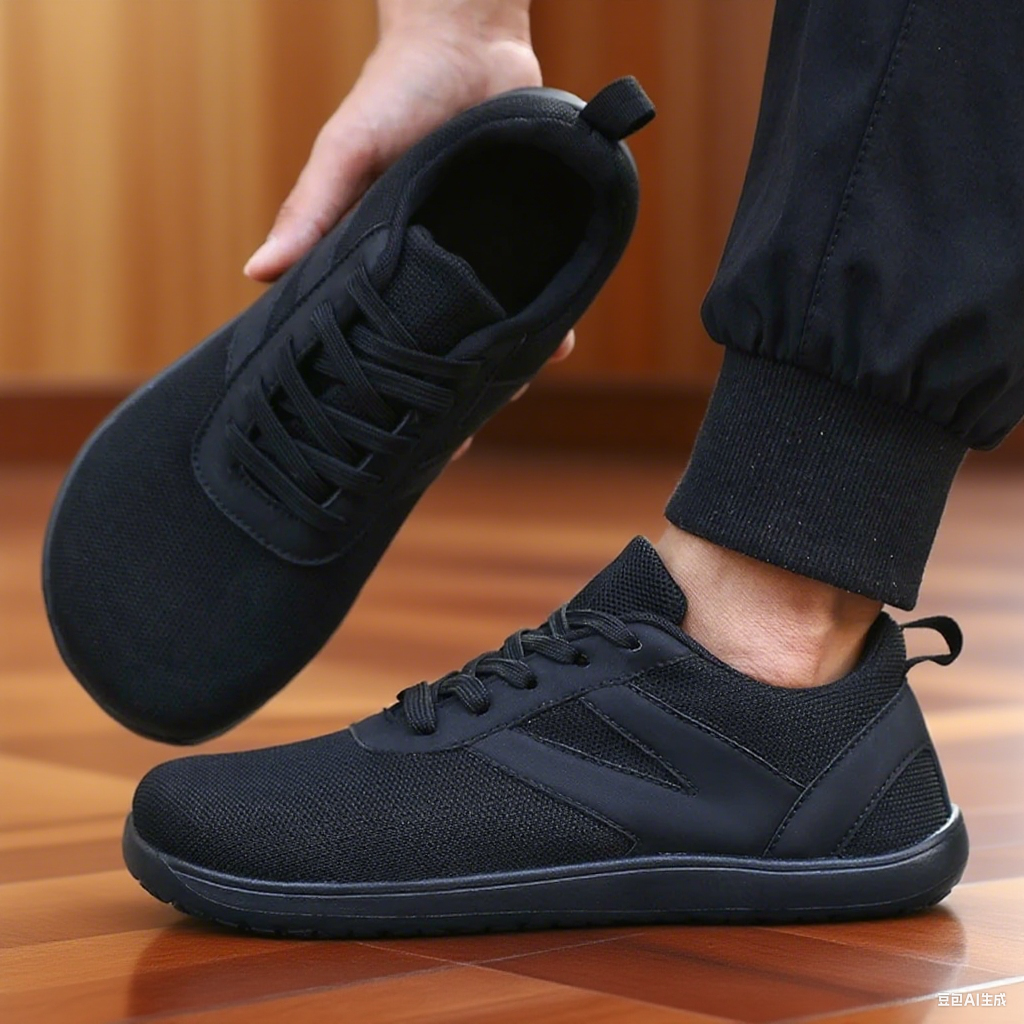 Mesh Barefoot Shoes Men's Wide - Minimalist Barefoot Shoe ulasan dan harga