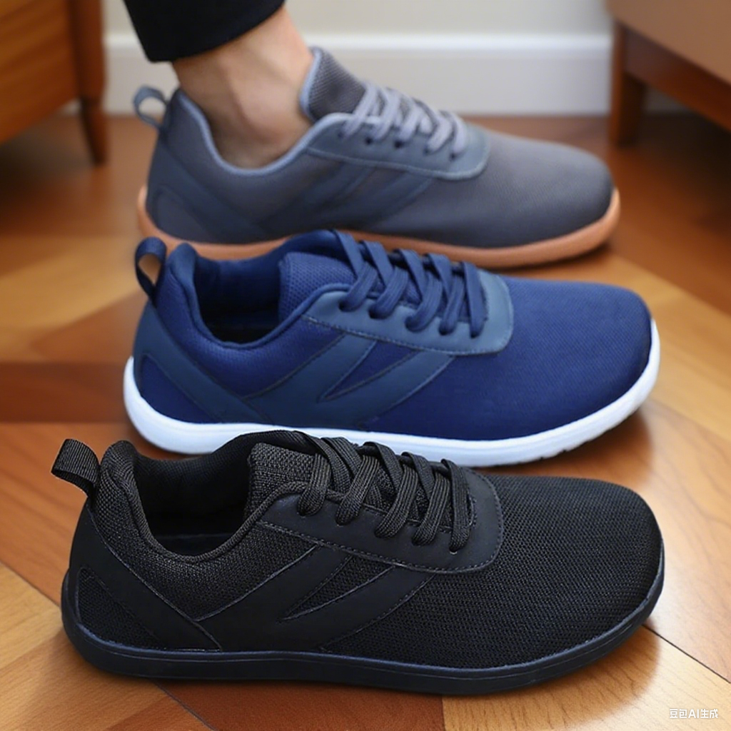Mesh Barefoot Shoes Men's Wide - Minimalist Barefoot Shoe ulasan dan harga