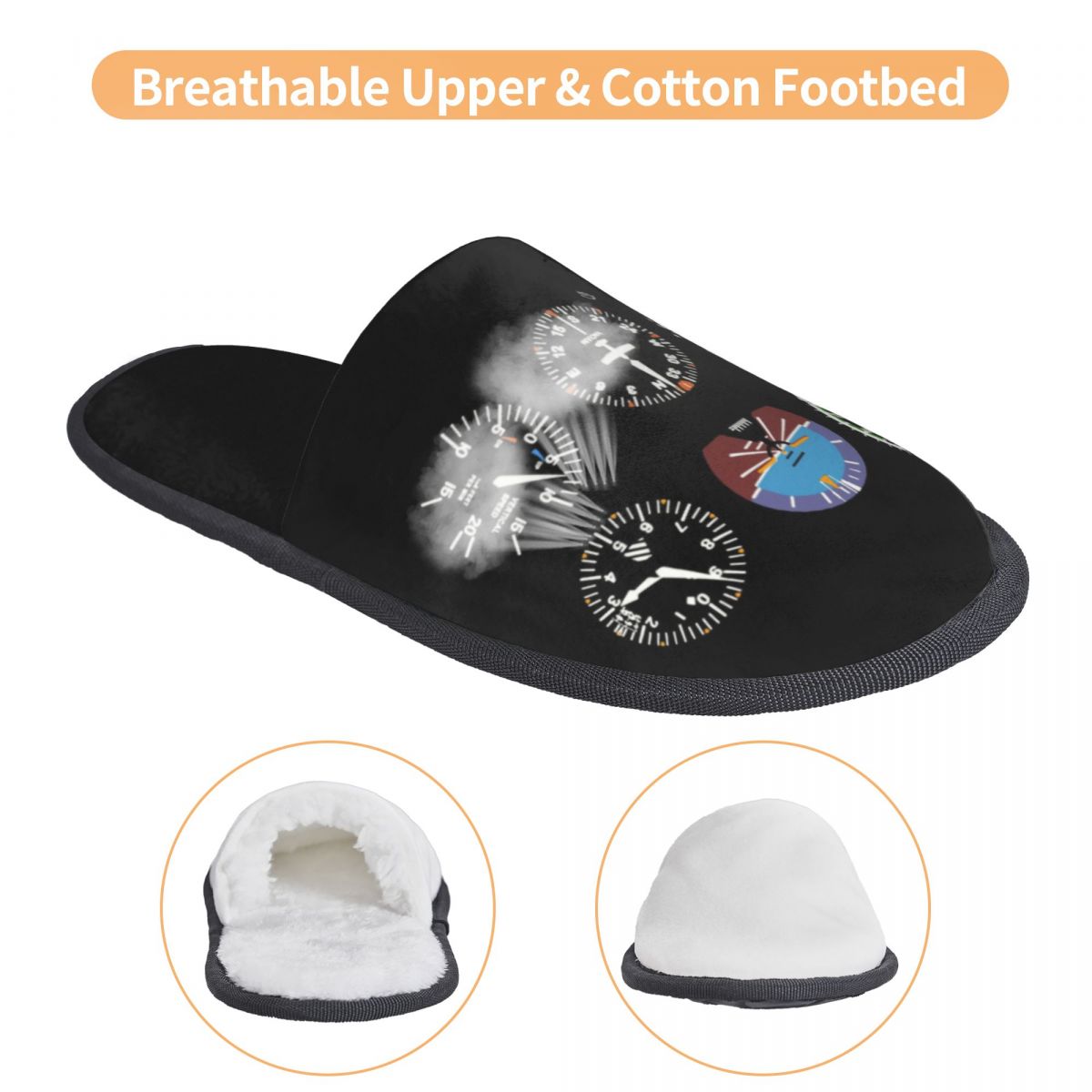 Cockpit Six Dials Flight Simul - Men'S Shoes With Memory Foam ulasan dan harga