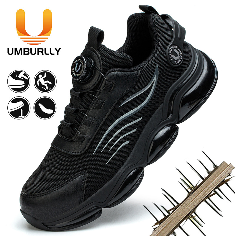 Mens Steel Toe Safety Work Boo - Boat Shoe Leather ulasan dan harga