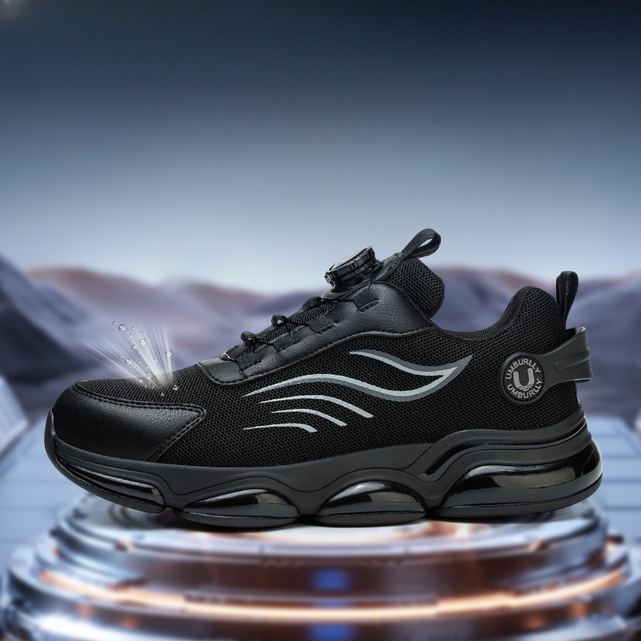 Mens Steel Toe Safety Work Boo - Boat Shoe Leather ulasan dan harga