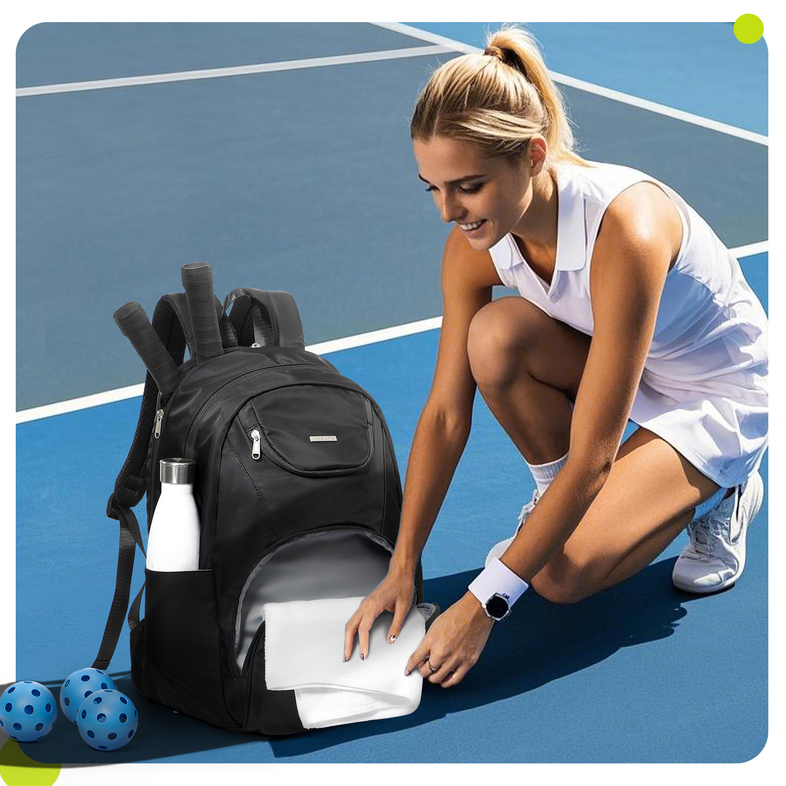 Tennis Bag Tennis Backpack 2 R - Men'S Shoes To Women'S ulasan dan harga