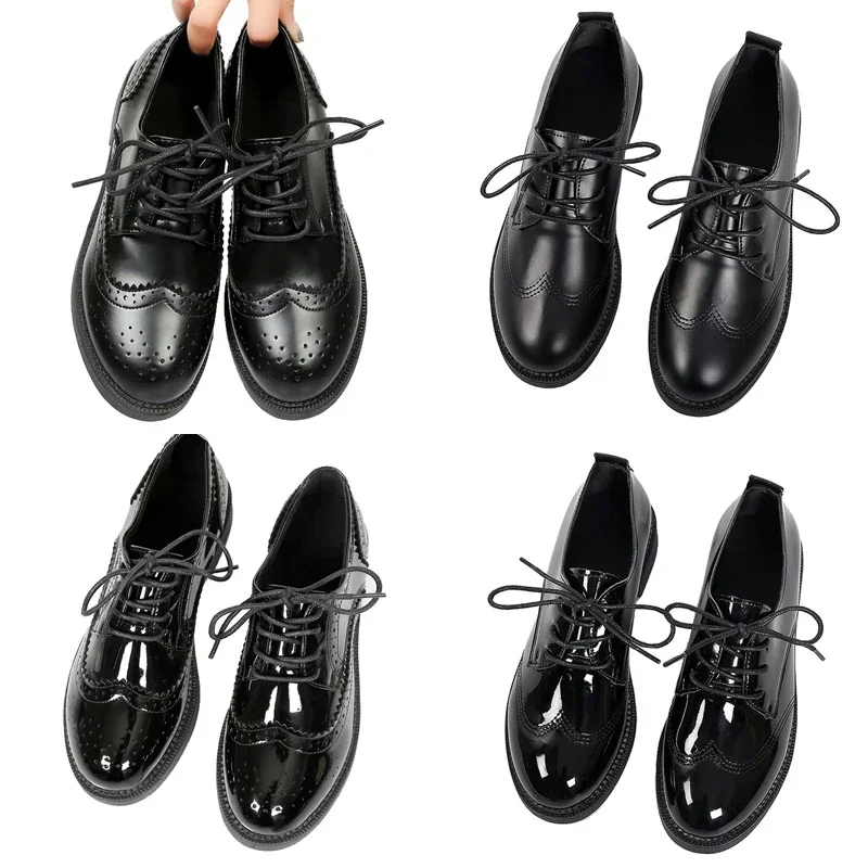2025 Autumn Women Oxford Flats - Oxford Brogue Leather ulasan dan harga