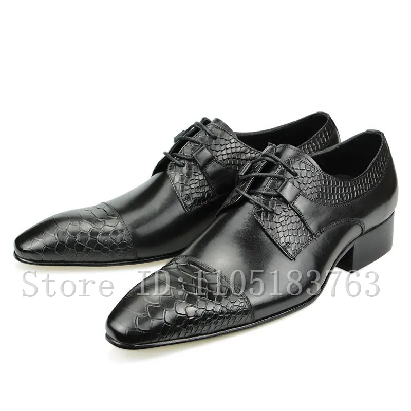 Men's Red Genuine Leaher Oxfor - Men Shoes Elegant ulasan dan harga