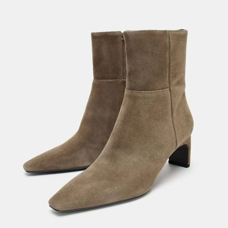 New Winter Suede Women High Bo - Men Shoes Elegant ulasan dan harga