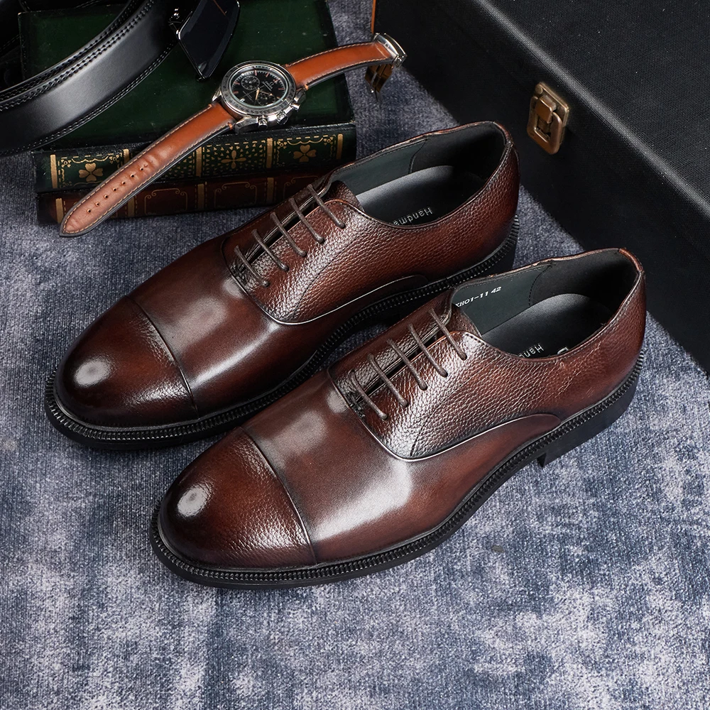 2025 Men's Italian Style Handm - Monk Strap Shoe ulasan dan harga