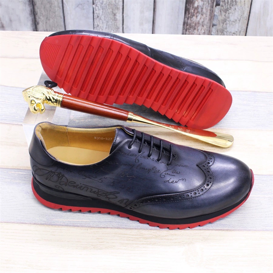 Luxury Designer Men's Oxford S - Oxford Brogue Leather ulasan dan harga