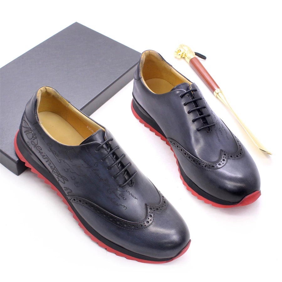 Luxury Designer Men's Oxford S - Oxford Brogue Leather ulasan dan harga