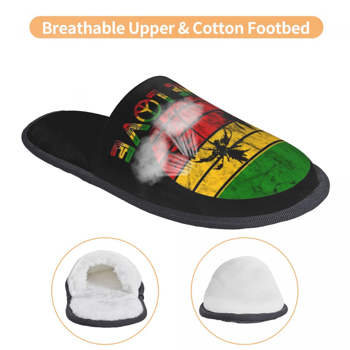 Rasta Reggae One Love Retro Vi - Men'S Shoes With Memory Foam ulasan dan harga