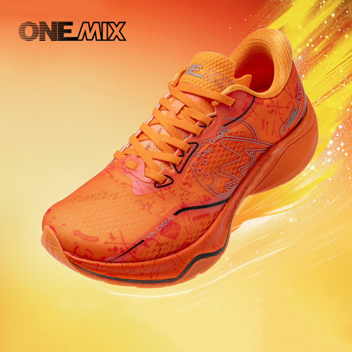 ONEMIX New Man Carbon Board Ru - Men'S Shoes Half Cut ulasan dan harga