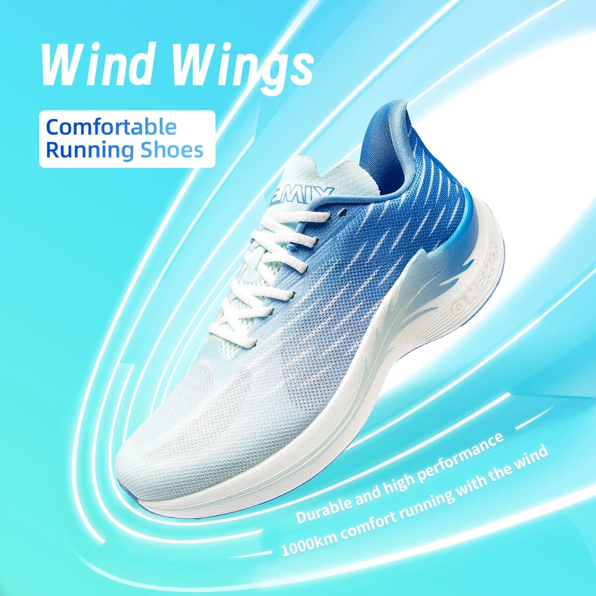 Onemix 2026 Wind Wings Breatha - Men'S Shoes Half Cut ulasan dan harga