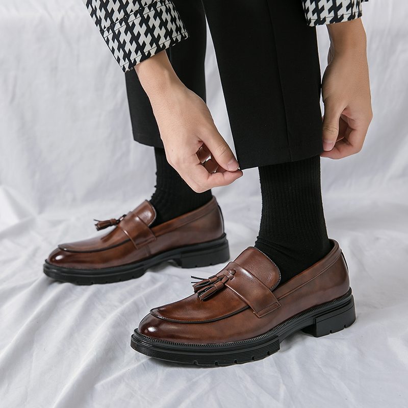 High Quality Men Leather Forma - Men'S Shoes Drivers ulasan dan harga