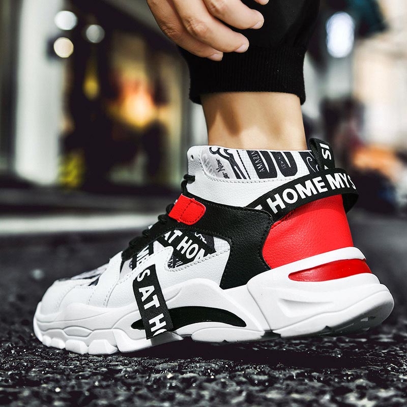 Large Size High Top Chunky Man - Men'S Shoes Half Cut ulasan dan harga