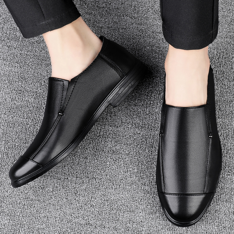 Fashion Mens Casual Leather Lo - Boat Shoe Leather ulasan dan harga