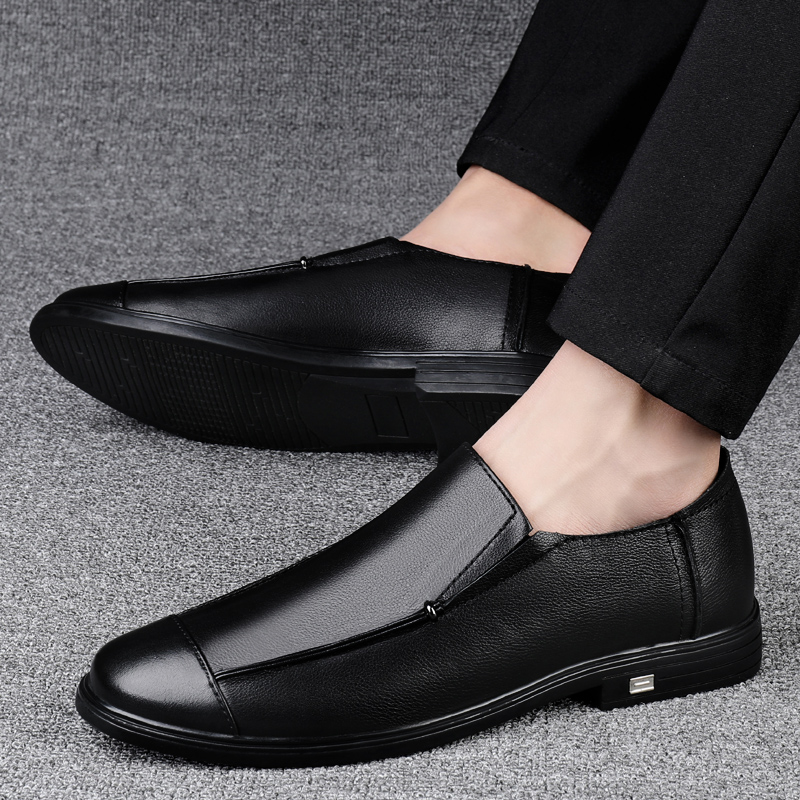 Fashion Mens Casual Leather Lo - Boat Shoe Leather ulasan dan harga