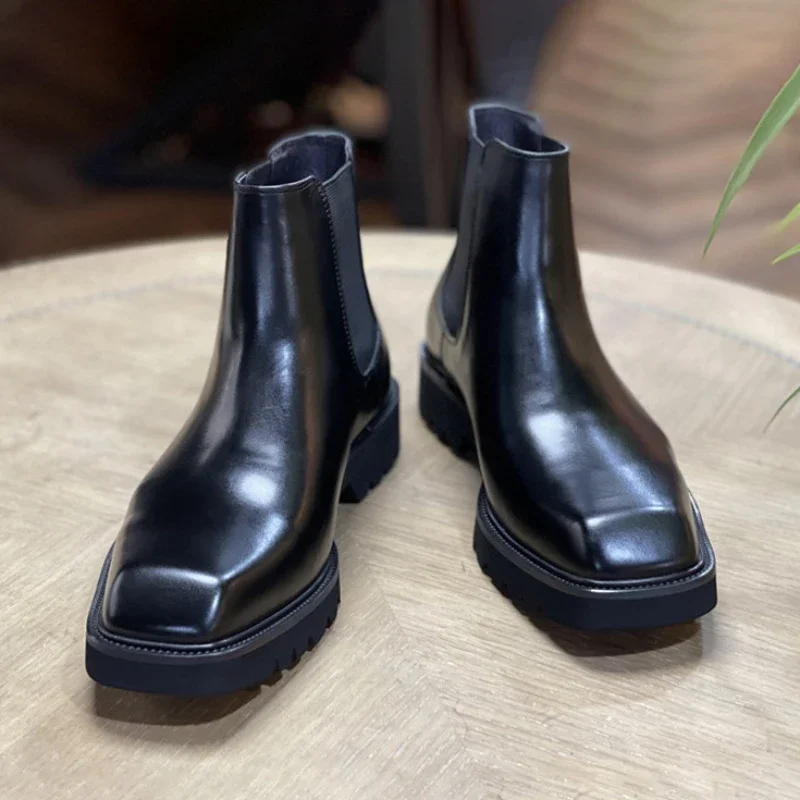 Elegant Mens Genuine Leather B - Men Shoes Elegant ulasan dan harga