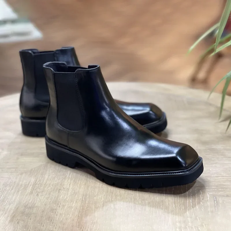 Elegant Mens Genuine Leather B - Men Shoes Elegant ulasan dan harga