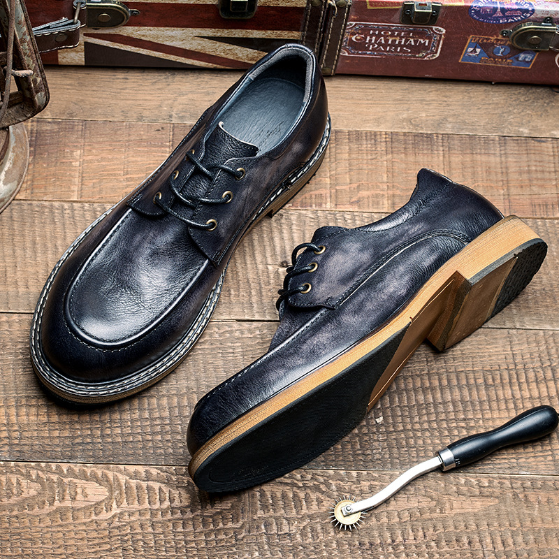 Genuine Leather Brogue Shoes L - Oxford Brogue Leather ulasan dan harga