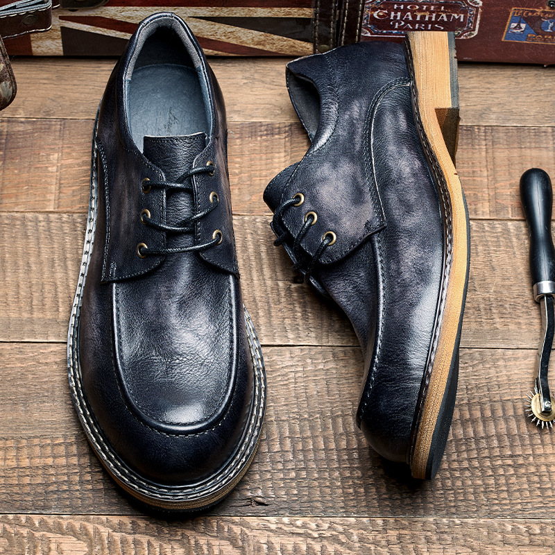 Genuine Leather Brogue Shoes L - Oxford Brogue Leather ulasan dan harga