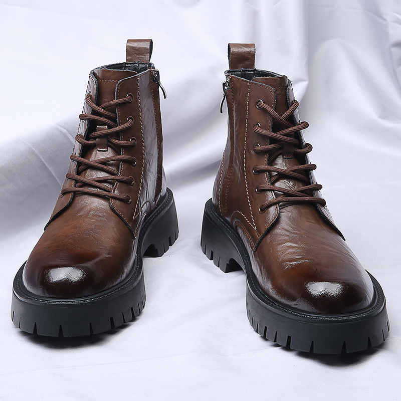 Men Side Zipper High Top Boots - Men'S Shoes Timberland ulasan dan harga