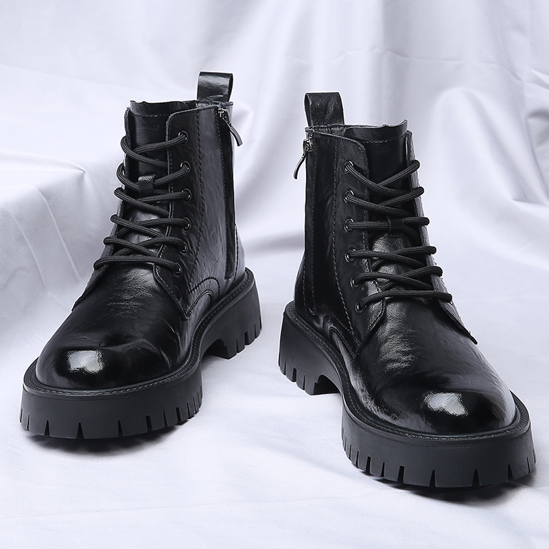 Men Side Zipper High Top Boots - Men'S Shoes Timberland ulasan dan harga