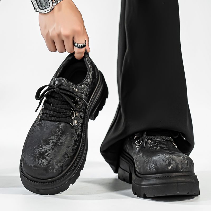 Men's British Style Vintage Le - Men'S Shoes Increase Height ulasan dan harga