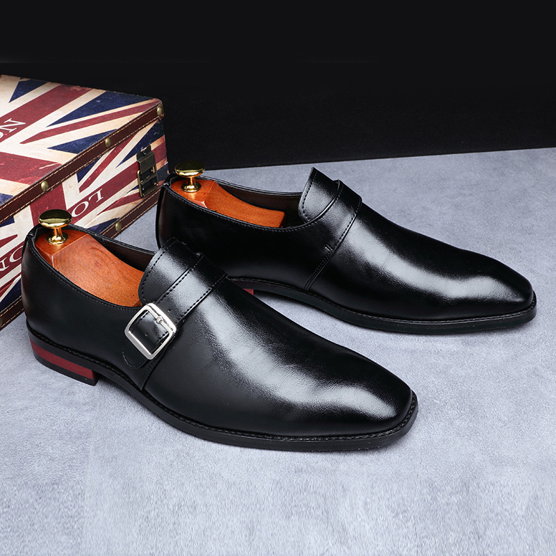 Luxury Men Shoes Patnet Leathe - Men'S Shoes Yellow And Black ulasan dan harga