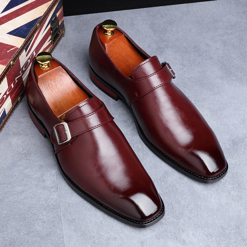 Luxury Men Shoes Patnet Leathe - Men'S Shoes Yellow And Black ulasan dan harga