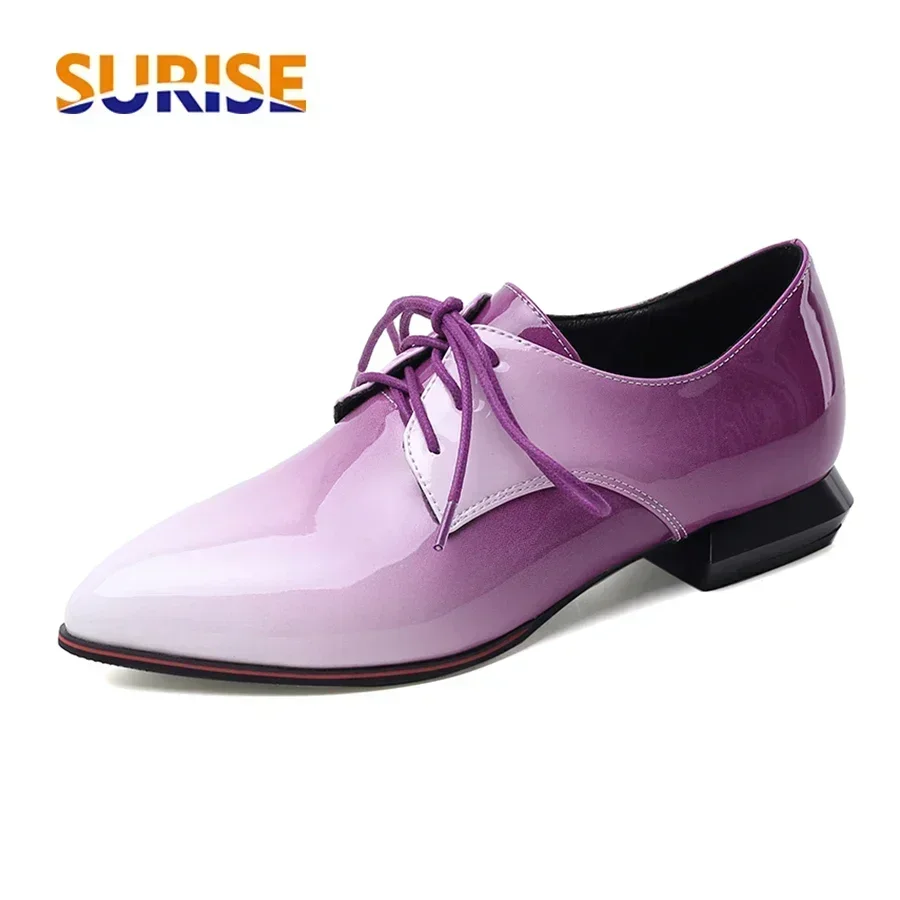 British Women Oxfords Gradient - Oxford Brogue Leather ulasan dan harga