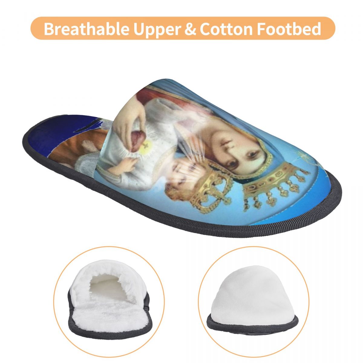 Virgin Mary Comfy Scuff With M - Men'S Shoes With Memory Foam ulasan dan harga