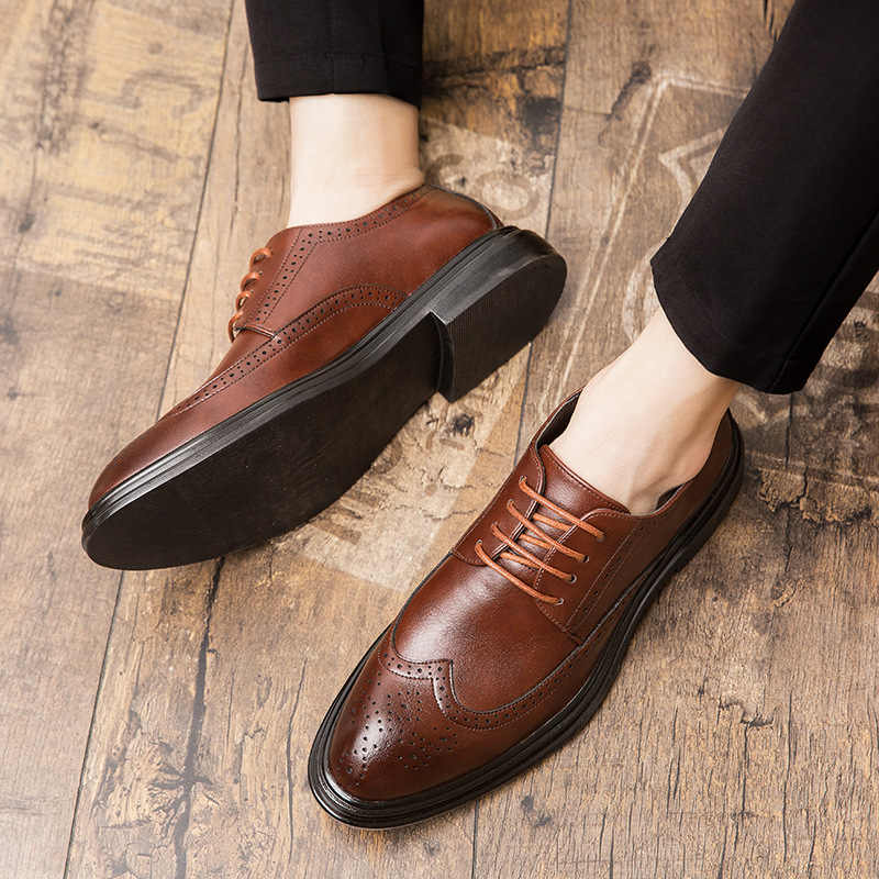 High Quality Brogues Leather S - Oxford Brogue Leather ulasan dan harga