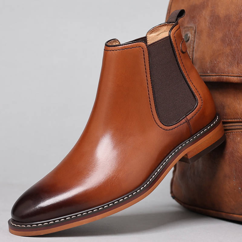 Fashion Mens Short Chelsea Boo - Men Shoes Elegant ulasan dan harga
