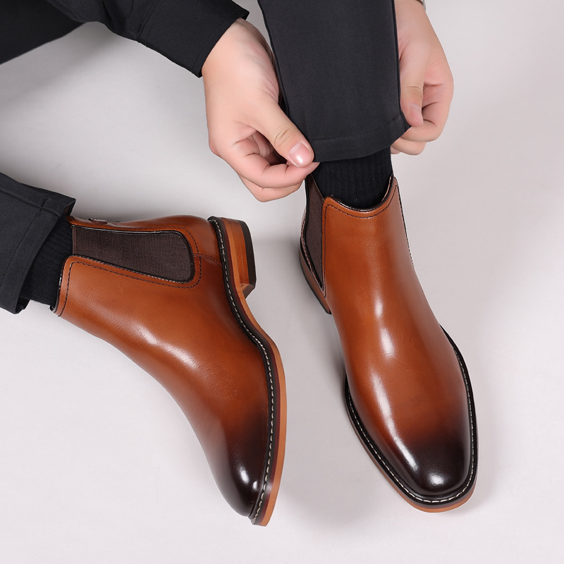 Fashion Mens Short Chelsea Boo - Men Shoes Elegant ulasan dan harga