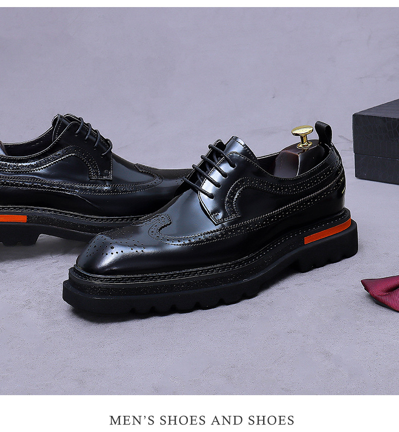 Men's Brogue Platform Oxford S - Oxford Brogue Leather ulasan dan harga