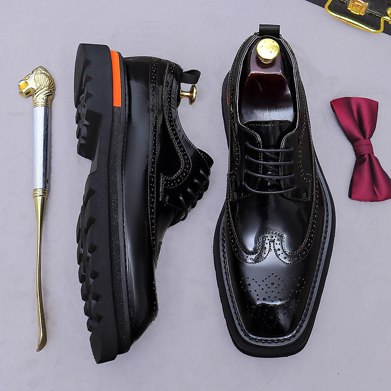 Men's Brogue Platform Oxford S - Oxford Brogue Leather ulasan dan harga