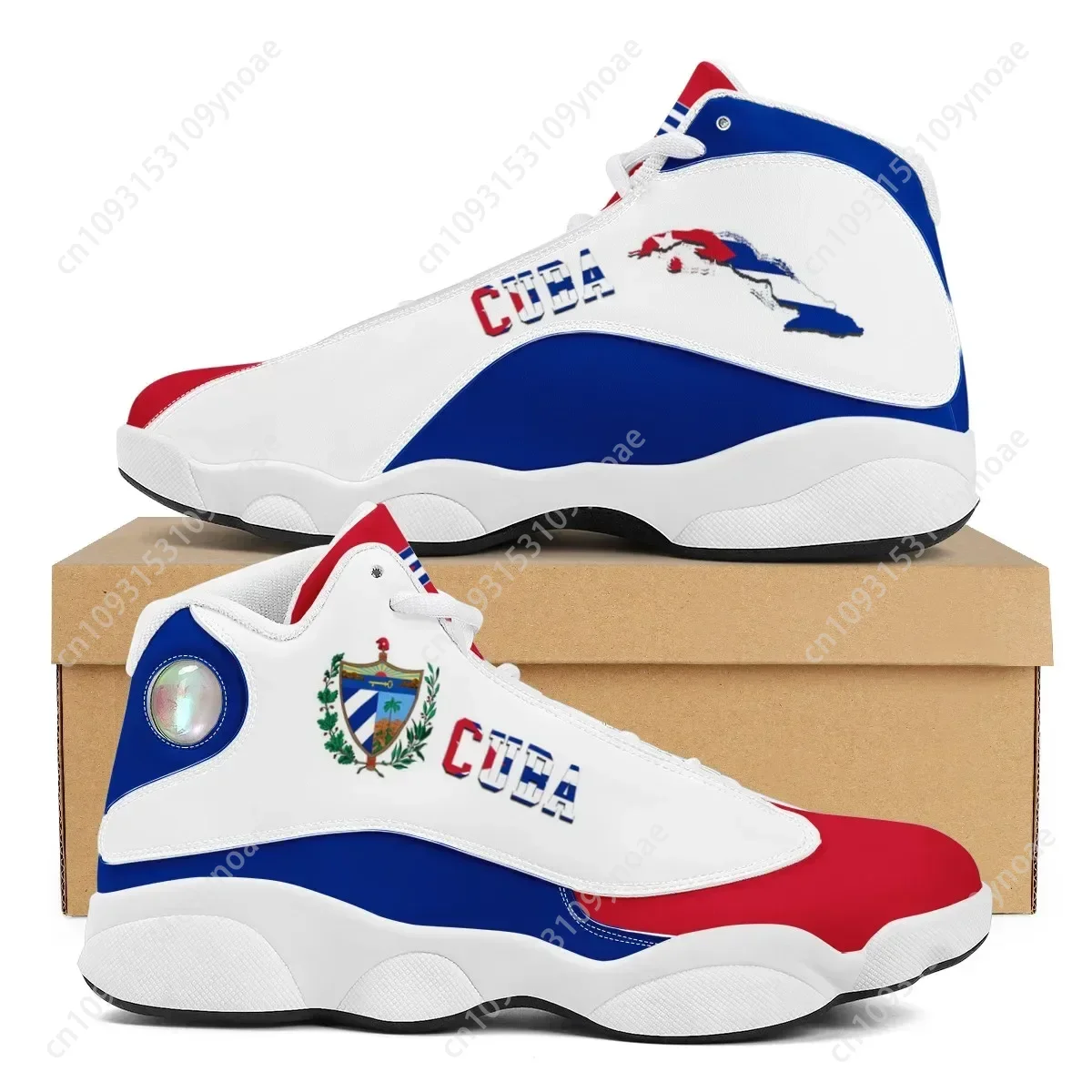 CUBA Flag Print Cool Men Baske - Men'S Shoes Basketball ulasan dan harga