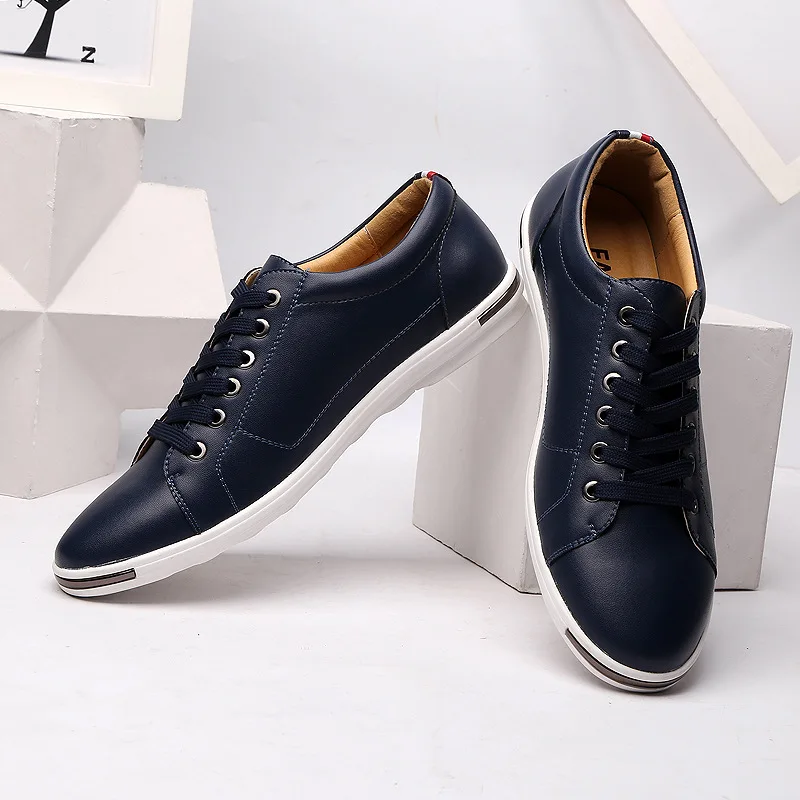 Men Size38-48 Casual Breathabl - Boat Shoe Leather ulasan dan harga