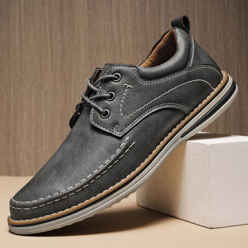 Genuine Leather Men Dress Shoe - Oxford Brogue Leather ulasan dan harga