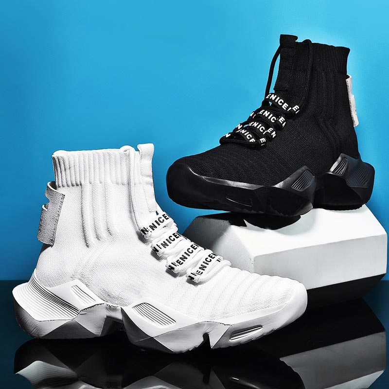 Plus Size High Top Massive Spo - Men'S Shoes Half Cut ulasan dan harga
