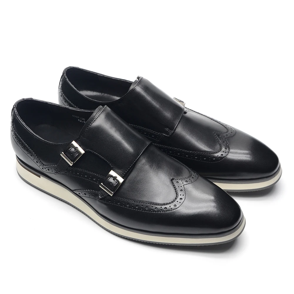 European Luxury Mens Sneakers  - Oxford Brogue Leather ulasan dan harga